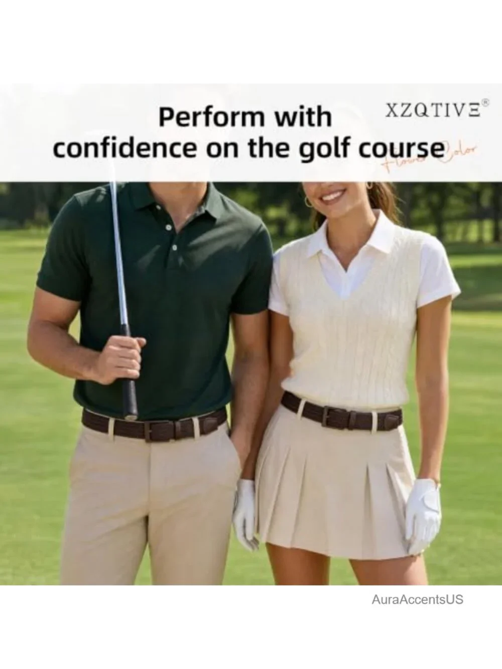 Elastic Braided Stretch Belt TSA Approved No Hole Mens Casual Golf Belt